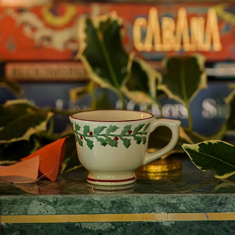 Emma Bridgewater Tiny Holly Tiny Teacup (Boxed)
