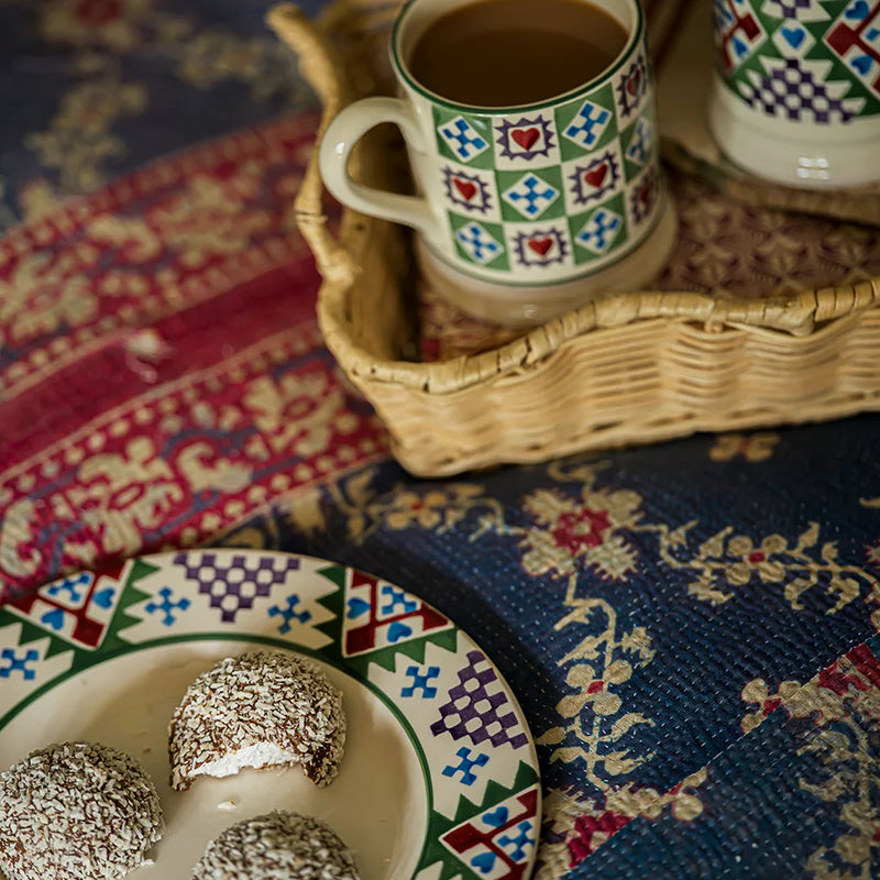 Emma Bridgewater Christmas Quilt 8 1/2 Inch Plate