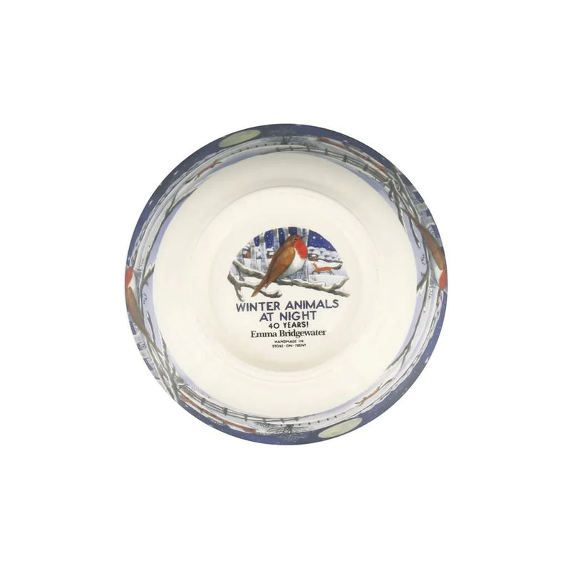 Emma Bridgewater Midnight Robin Small Old Bowl