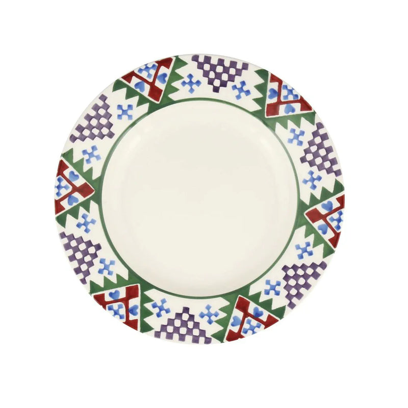 Emma Bridgewater Christmas Quilt 8 1/2 Inch Plate