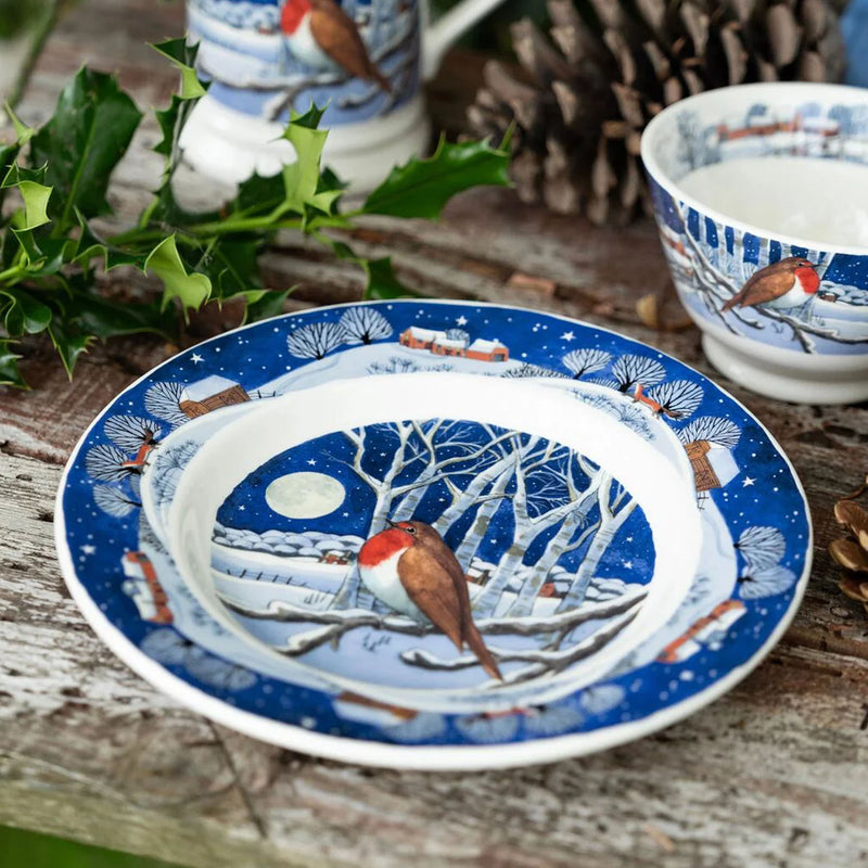 Emma Bridgewater Midnight Robin 8 1/2 Inch Plate