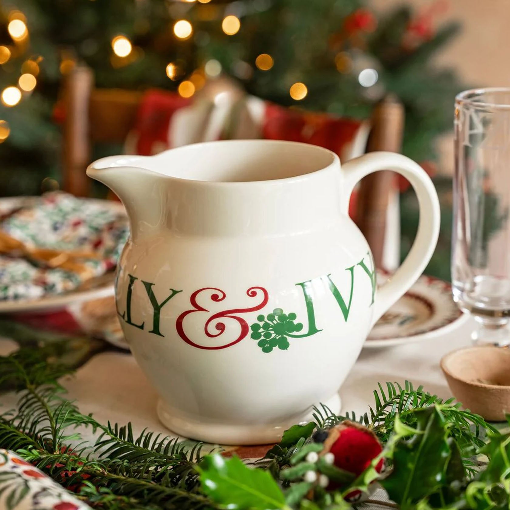 Emma Bridgewater Christmas Toast Holly & Ivy 3 Pint Jug – David