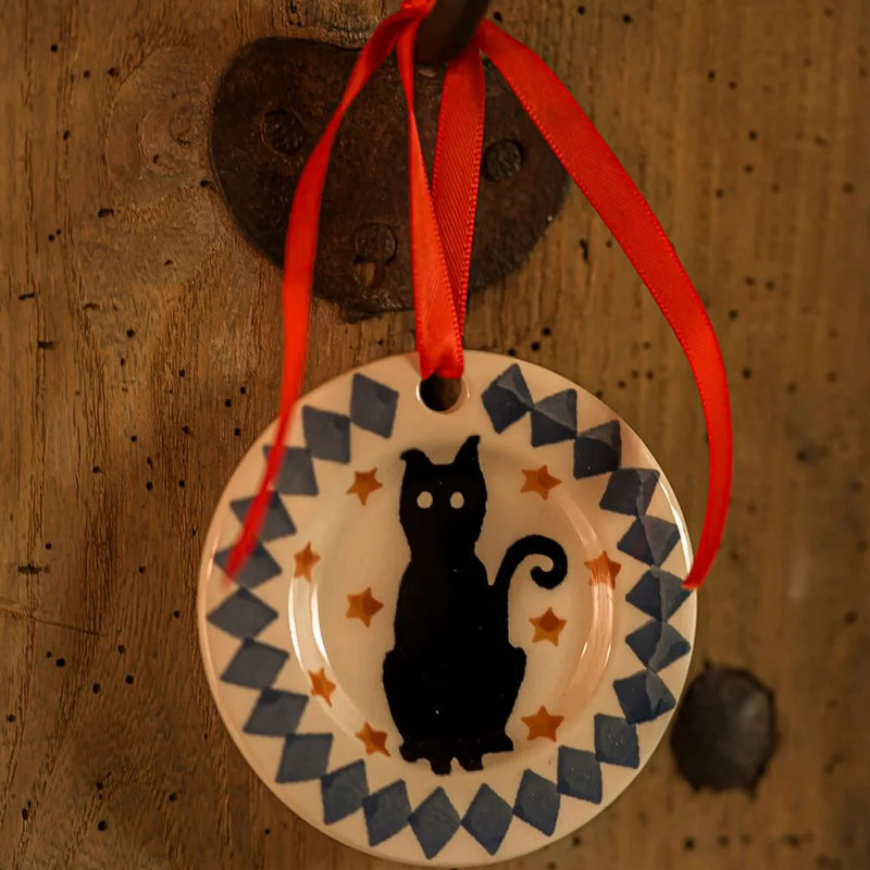 Emma Bridgewater Black Cats Tiny Plate Decoration (Boxed)
