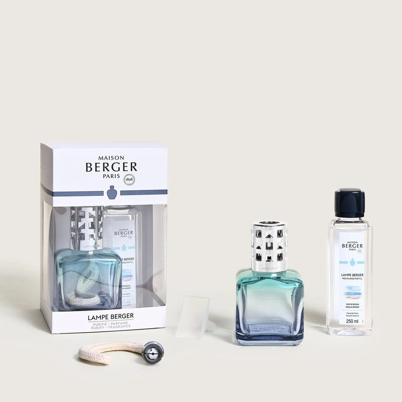 Turquoise/Blue Glacon Lamp Berger Gift Pack