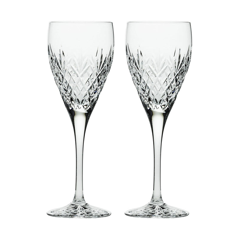 Royal Scot Crystal Edinburgh 2 Large Crystal Wine Glasses 238mm (Presentation Boxed)
#2