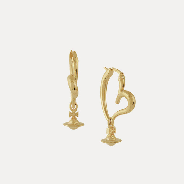 Vivienne Westwood Emily Earrings, Gold Plated