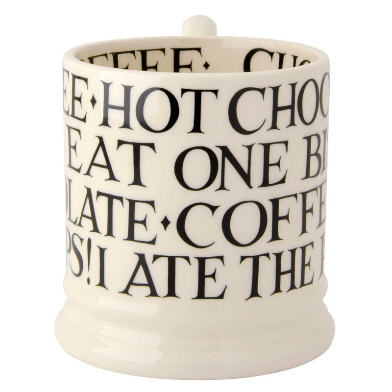 Emma Bridgewater Black Toast All Over Half Pint Mug