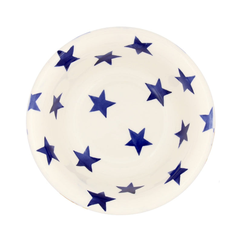 Inside View of Emma Bridgewater Blue Star Cereal Bowl 