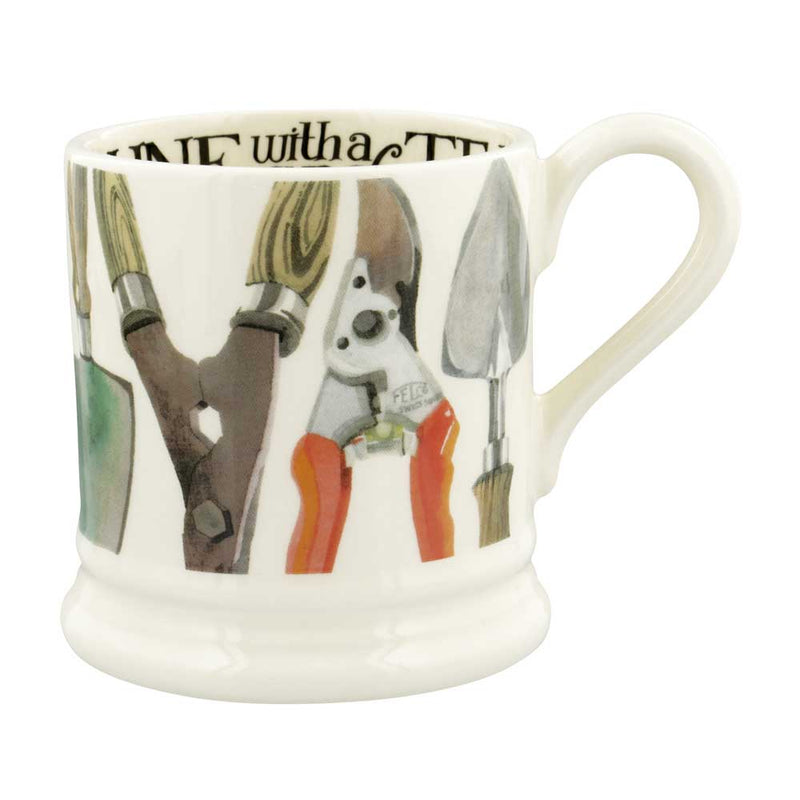 Emma Bridgewater Good Gardening Gardening Tools 1/2 Pint Mug