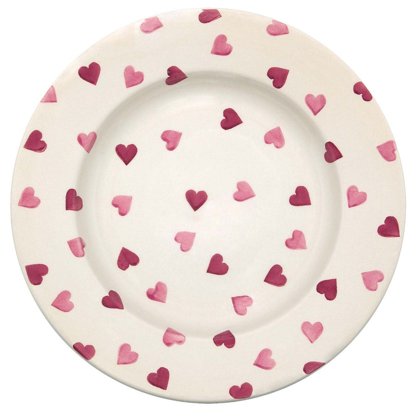 Emma Bridgewater Pink Hearts 10 1/2" Dinner Plate