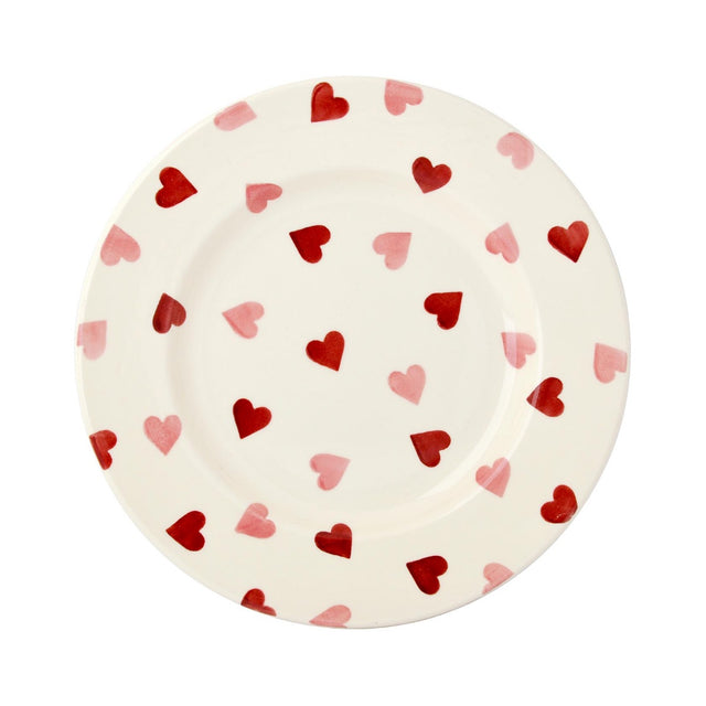 Emma Bridgewater Pink Hearts 8 1/2" Dessert Plate