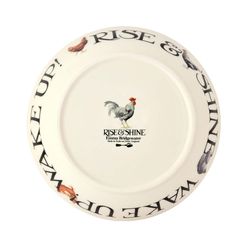 Emma Bridgewater Rise & Shine Medium Pasta Bowl Backstamp