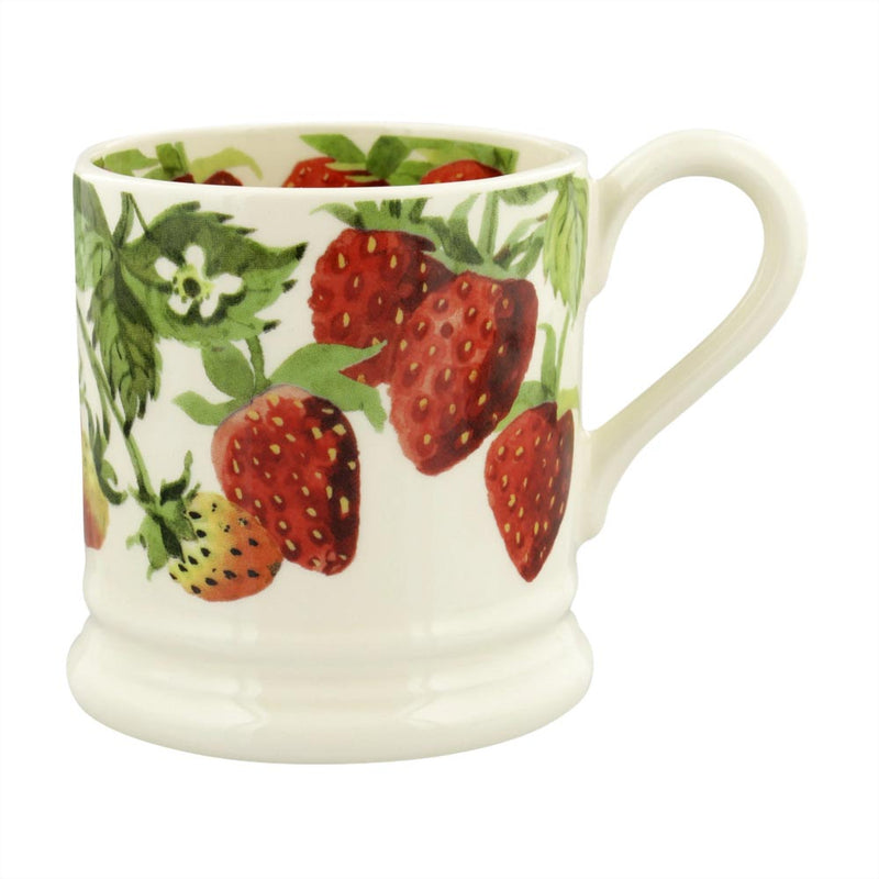 Emma Bridgewater Strawberries 1/2 Pint Mug - Vegetable Garden Collection