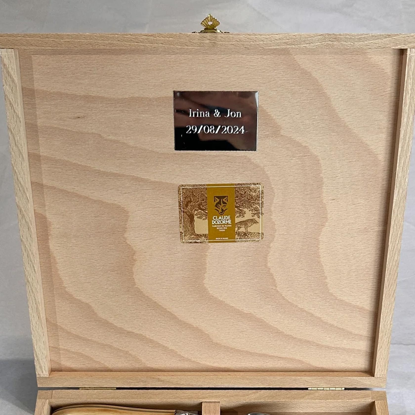 Laguiole Steak Knives & Forks, Rosewood, Set of 4, by Claude