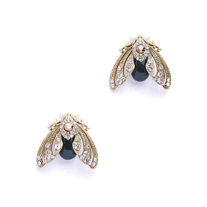 Bill Skinner Moth Stud Earrings
