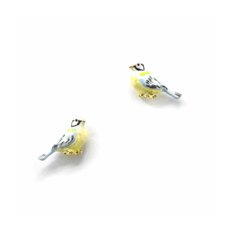 Bill Skinner Blue Tit Stud Earrings
