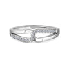Amori Everlasting Ring, Silver, Size 6