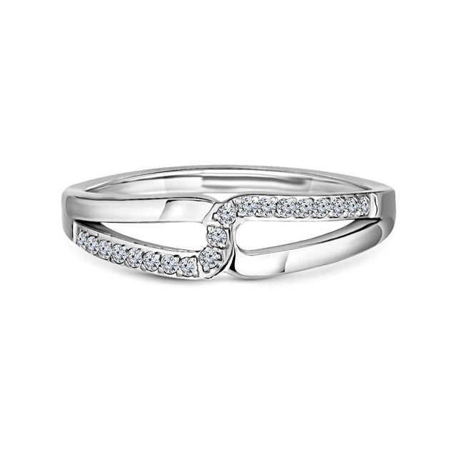 Amori Everlasting Ring, Silver, Size 6