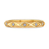 Amori Facted Ring, Gold, Size 6