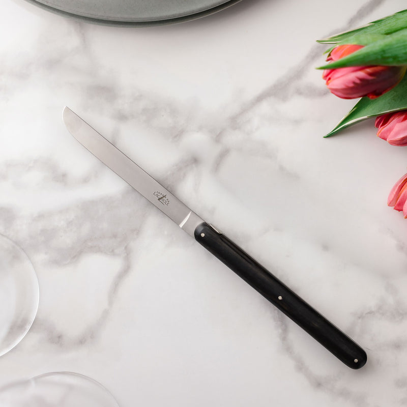 Forge de Laguiole Table Knives Set of 6, Putman, Ash Tree Handle