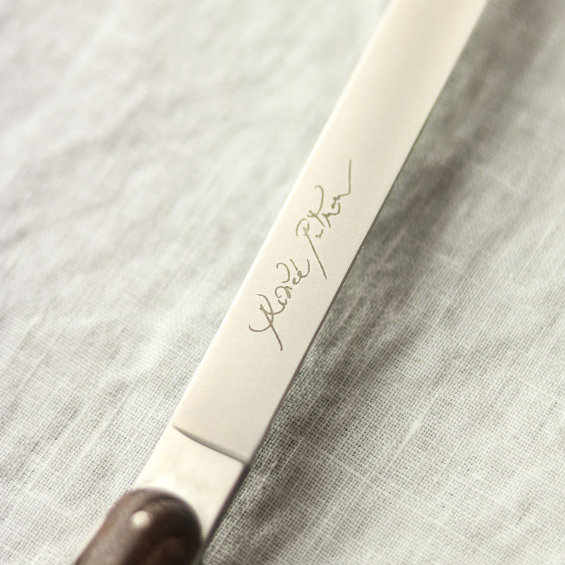 Forge de Laguiole Table Knives Set of 6, Putman, Ash Tree Handle