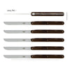 Forge de Laguiole Table Knives Set of 6, Putman, Ash Tree Handle