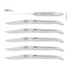 Forge de Laguiole Table Knives Set of 6, Starck, Shiny Finish Handle