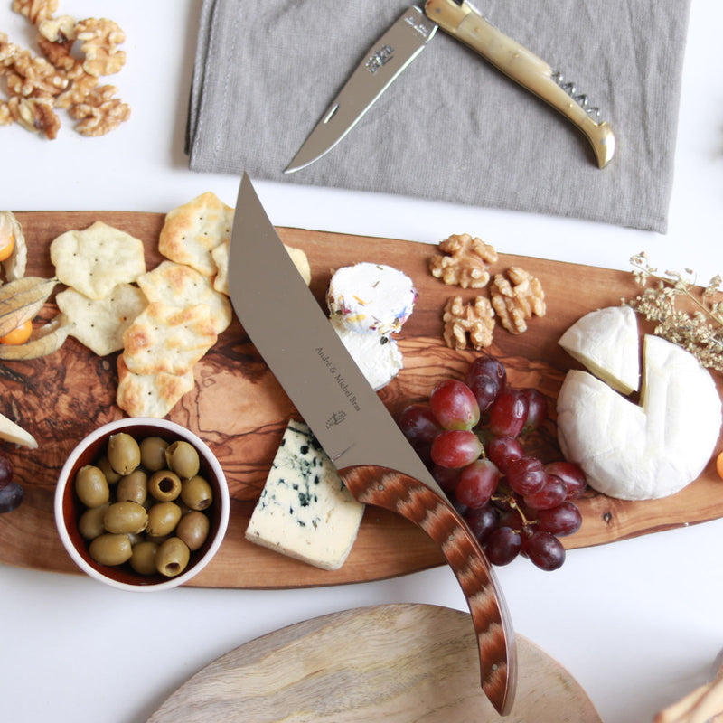 Forge de Laguiole Cheese Knife, Bras Blade