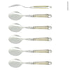 Forge de Laguiole Coffee Spoons Set of 6, Opalescence Handle