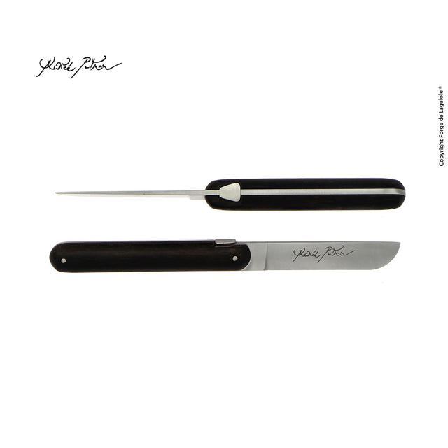 Forge de Laguiole Butter Knife, Putman, Ebony Handle