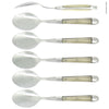 Forge de Laguiole Soup Spoons Set of 6, Opalescence Handle