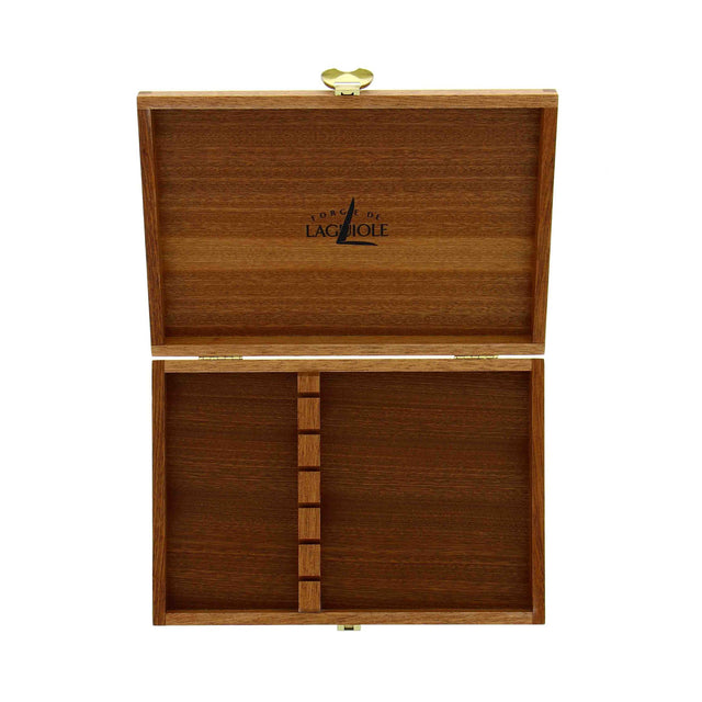 Forge de Laguiole Dark Sapele Wooden Box for 6 pieces