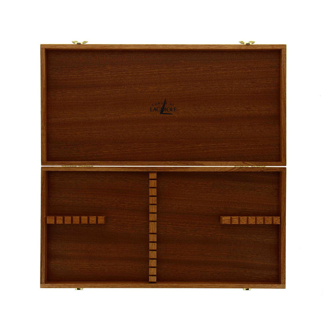 Forge de Laguiole Dark Sapele Wooden Box for 24 pieces