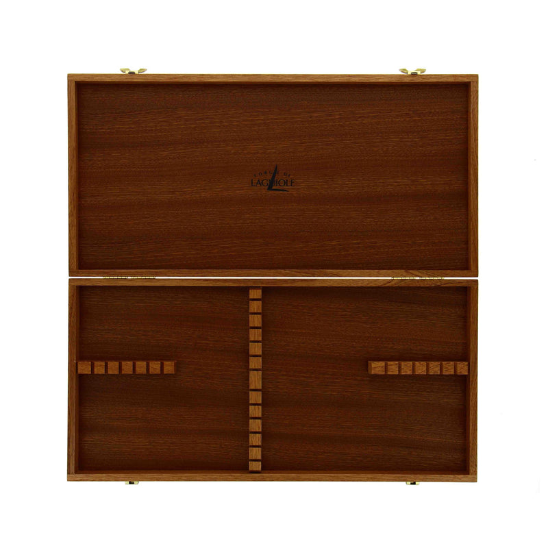 Forge de Laguiole Dark Sapele Wooden Box for 24 pieces