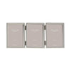Addison Ross Fine Edged Silver Triple Photo Frame