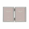 Addison Ross Fine Edged Silver Double Photo Frame, 5 x 7