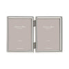 Addison Ross Fine Edged Silver Double Photo Frame, 4 x 6