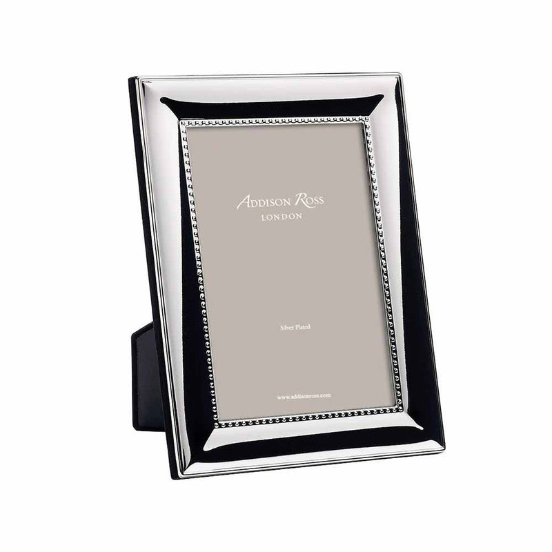 Addison Ross Beaded Silver Plated Photo Frame, 8 x 10 FR0552