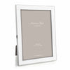 Addison Ross White Enamel & Silver Frame, 4 x 6