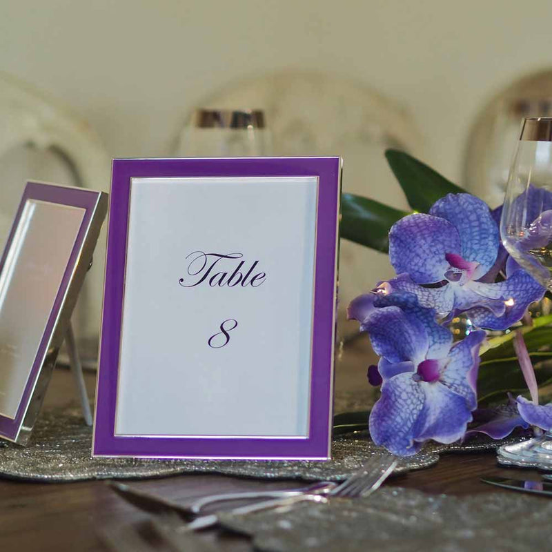 Addison Ross Purple Enamel & Silver Frame