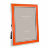 Addison Ross Orange Enamel & Silver Frame, 5 x 7