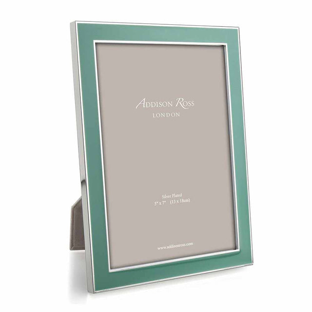Addison Ross Duck Egg Enamel & Silver Frame, 4 x 6 FR0694