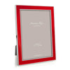 Addison Ross Red Enamel Silver Frame, 5 x 7