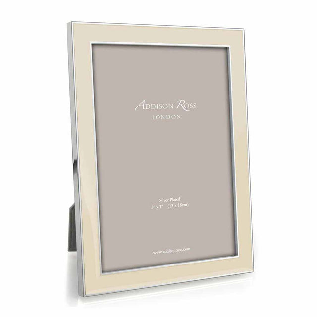 Addison Ross Vanilla Enamel & Silver Frame, 4 x 6 FR1041