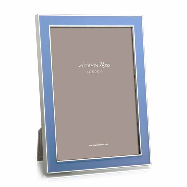 Addison Ross Periwinkle Blue Enamel & Silver Frame, 5 x 7 FR1055