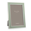 Addison Ross Enamel Sage Green & Silver Photo Frame, 4 x 6