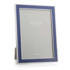 Addison Ross Enamel Navy Blue & Silver Photo Frame, 5 x 7