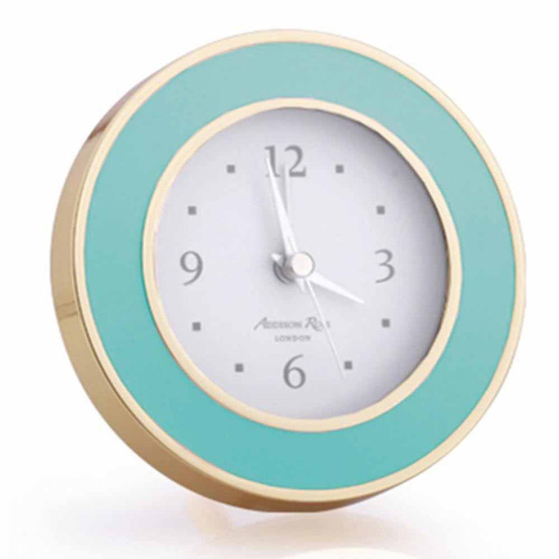 Addison Ross Pastel Blue & Gold Alarm Clock FR5610