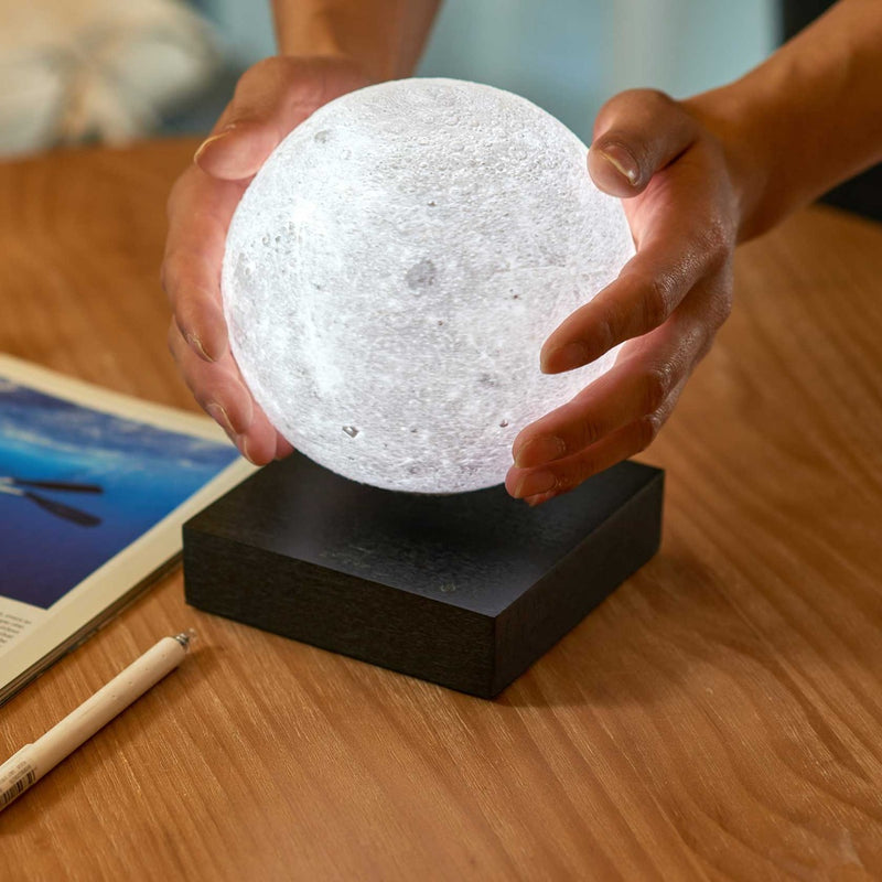 Gingko Smart Moon Lamp with Black Base
