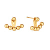 Amori Hex Earrings, Gold